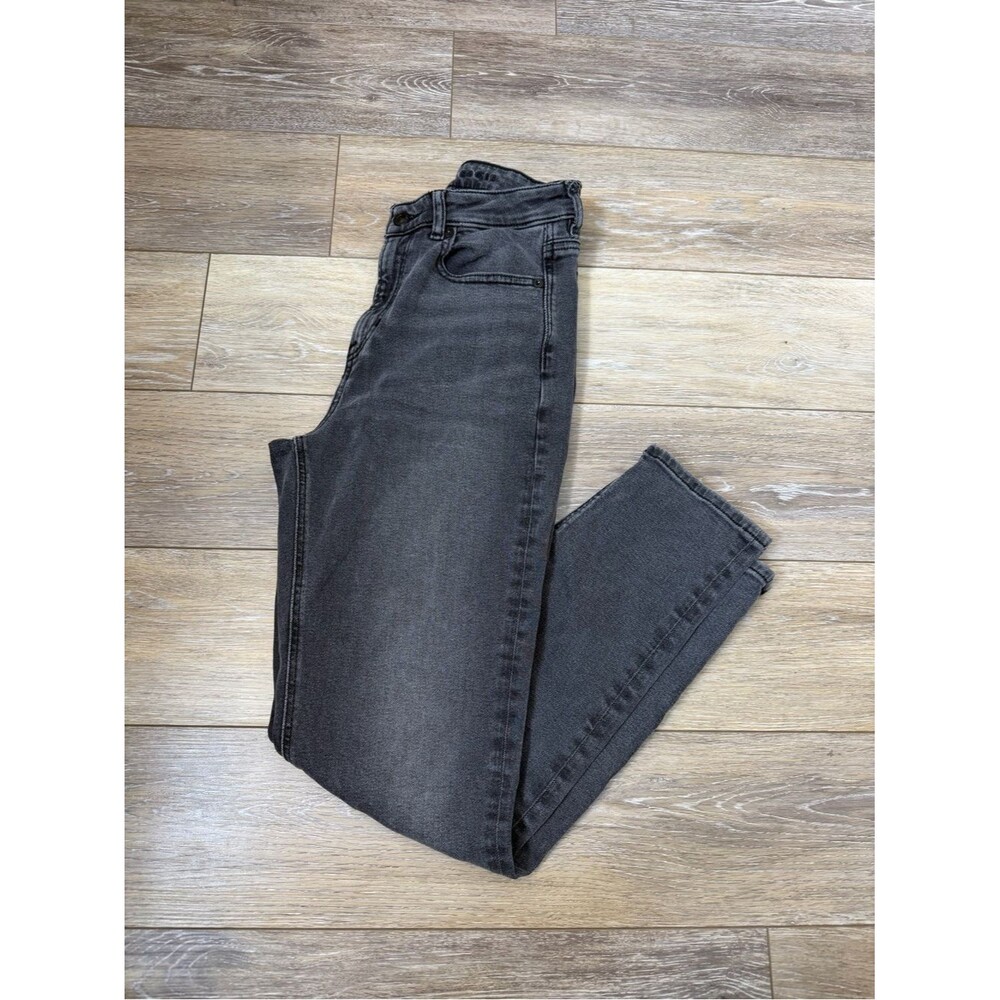 American Eagle Charcoal Grey Stretch Mom Jeans Sz 4